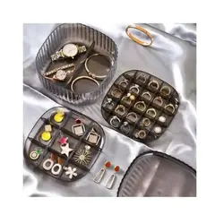 AFM - Organizador Estuche Para Joyas Accesorios Capas, 3 niveles