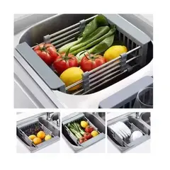 AFM - Rejilla Lavaplatos Expandible Escurridor Frutas Verduras