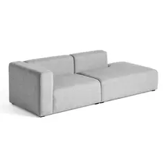 GENERICO - Mueble o Sofá Modernos Mags 2 plazas Color Gris