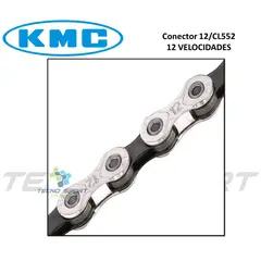 KMC - Cadena 12 Velocidades Bicicleta Ruta Mtb Shimano Sram