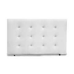 MAGIC CLASS - CABECERO NAIROBI DE PISO140X120 ECOCUERO BLANCO