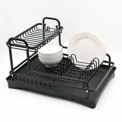 GENERICO - Locero platero escurridor platos acero inoxidable dr-201