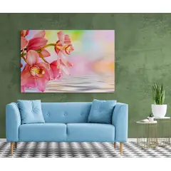 TAYRONA STORE - Cuadro En Lienzo Para La Sala Flores 399 100x70cm