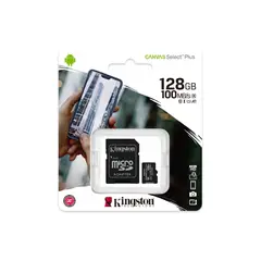 KINGSTON - Memoria Micro Sd Con Adaptador 128gb Clase 10