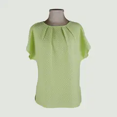 L Y H - Blusa Para Mujer Manga Corta Verde Marca L&H