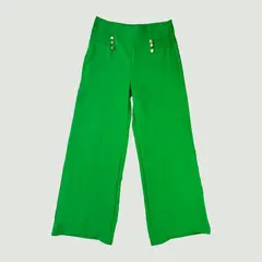 L Y H - Pantalon Para Mujer Verde Marca L&H