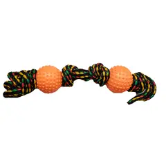 SOLEPET - CUERDA PARA LANZAR PELOTA-NUDOS PARA PERROS -PEQUEÑO