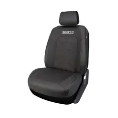 SPARCO - Funda Cubre Asiento Individual 3D PVC SPS434BKCL