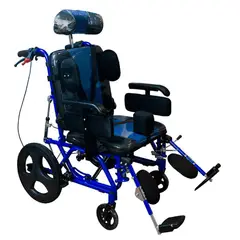 GENERICO - Silla Ruedas Neurolóica Aluminio Adulto Escritorio 880