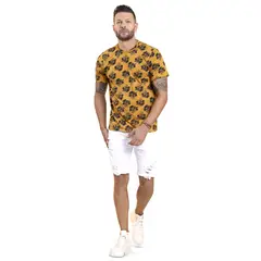 MARKETING PERSONAL - Camiseta Hombre Amarillo Mp 4103