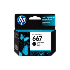 HP - Cartucho de Tinta 667 Negro