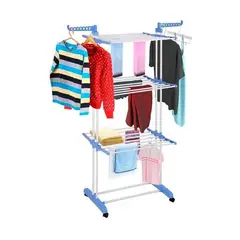 GENERICO - Organizador Tendedero perchero Colgador Para Ropa con ruedas