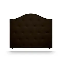 MAGIC CLASS - CABECERO DE LUJO ROUND DE PISO140x130 MICROFIBRA CAFÉ