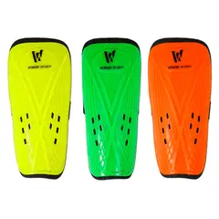 GENERICO - Canilleras Futbol Adulto Niño Protección Espinillera Velcro