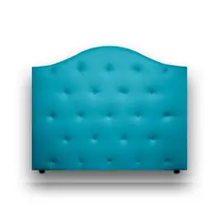 MAGIC CLASS - CABECERO DE LUJO ROUND DE PISO160x130 ECOCUERO AZUL
