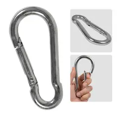 GENERICO - Mosquetón Con Seguro Automático de Gancho 8 cm Alpinista