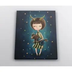 TAYRONA STORE - Cuadro En Lienzo Para Habitaciones Niña Fantasia 190 60x80cm