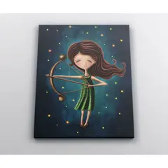 TAYRONA STORE - Cuadro En Lienzo Para Habitaciones Niña Fantasia 192 30x40cm