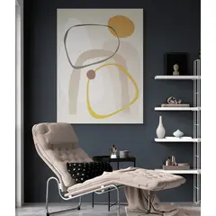TAYRONA STORE - Cuadro Lienzo Para Habitaciones Boho Diseño Minimalista 546 100x135cm