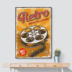 TAYRONA STORE - Cuadro En Lienzo Para Habitaciones Movie Poster 003 35x50cm