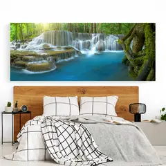 TAYRONA STORE - Cuadro En Lienzo Para Habitaciones Cascada 014 150x60cm