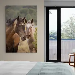 TAYRONA STORE - Cuadro En Lienzo Para Habitaciones Caballos 146 50x70cm
