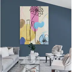 TAYRONA STORE - Cuadro En Lienzo Para Habitaciones Diseño Minimalista 428 30x40cm