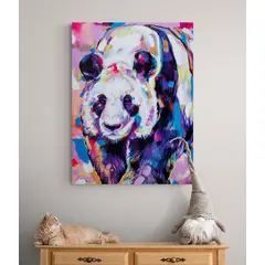 TAYRONA STORE - Cuadro En Lienzo Para Habitaciones Panda 16 30x40cm