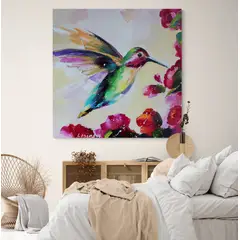 TAYRONA STORE - Cuadro En Lienzo Para Habitaciones Colibri 079 50x50cm