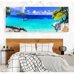TAYRONA STORE - Cuadro En Lienzo Para Habitaciones Playa 125 175x70cm.