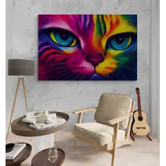 TAYRONA STORE - Cuadro En Lienzo Para Habitaciones Gatos 396 120x80cm