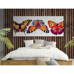 TAYRONA STORE - Cuadro En Lienzo Para Habitaciones Mariposas 167 100x40cm