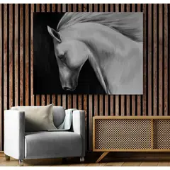 TAYRONA STORE - Cuadro En Lienzo Para Habitaciones Caballos 160 135x100cm