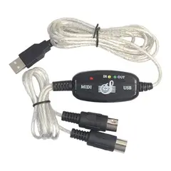 GENERICO - Cable Interfaz Convertidor Midi A Usb