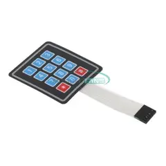GENERICO - Teclado Matricial 4x3 3x4 De Membrana Para Arduino