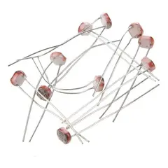 GENERICO - 10 Foto Resistencias Gl5528 Fotoresistencia Sensor Luz 5mm
