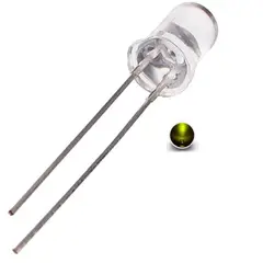 GENERICO - 20 UNIDADES LED CHORRO AMARILLO 5MM PARA ARDUINO