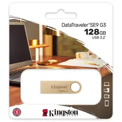 KINGSTON - Memoria USB DataTraveler SE9 G3 · 128GB · USB 3.2