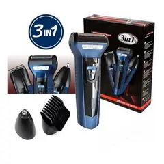 GEMEI GEEMY - Maquina Patillera 3 en 1 Geemy GM-566