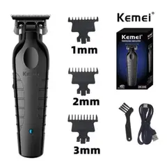 KEMEI - Patillera Profesional Inalámbrica 2299 Recargable