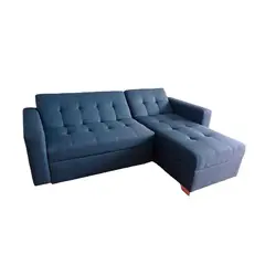 GENERICO - Sofa Cama sala Inzumo gris multifuncional con baul