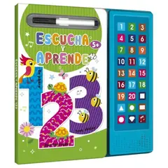 LEXUS - Libro Didáctico Escucha Y Aprende 123 Sonidos Escribir Niños