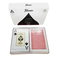 FOURNIER - Baraja Poker 2826 Jumbo Naipes Cartas Plásticas