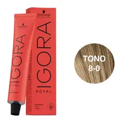 SCHWARZKOPF - Tinte Igora Royal 8-0 Rubio Claro Natural