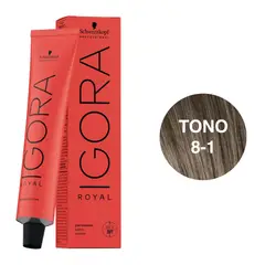 SCHWARZKOPF - Tinte Igora Royal 8-1 Rubio Claro Ceniza
