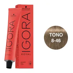 SCHWARZKOPF - Tinte Igora Royal 8-46 Rubio Claro Beige Marrón