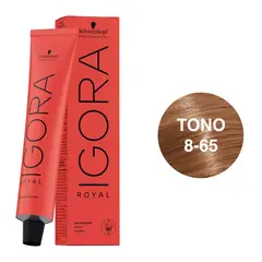 SCHWARZKOPF - Tinte Igora Royal 8-65 Rubio Claro Marrón Dorado