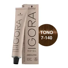 SCHWARZKOPF - Tinte Igora Royal 7-140 Rubio Medio Ceniza Beige Natural