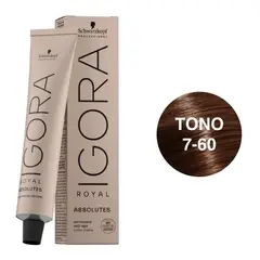 SCHWARZKOPF - Tinte Igora Royal 7-60 Rubio Medio Marrón Natural