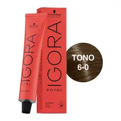 SCHWARZKOPF - Tinte Igora Royal 6-0 Rubio Oscuro Natural
